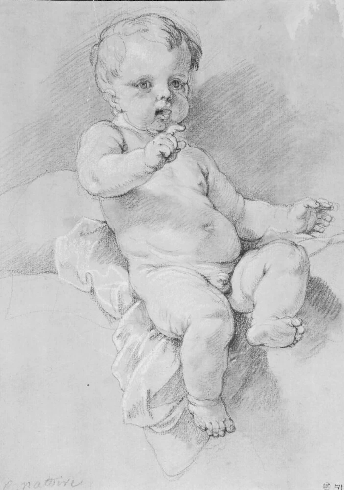 Ragazzino nudo, seduto - Nationalmuseum Stockholm